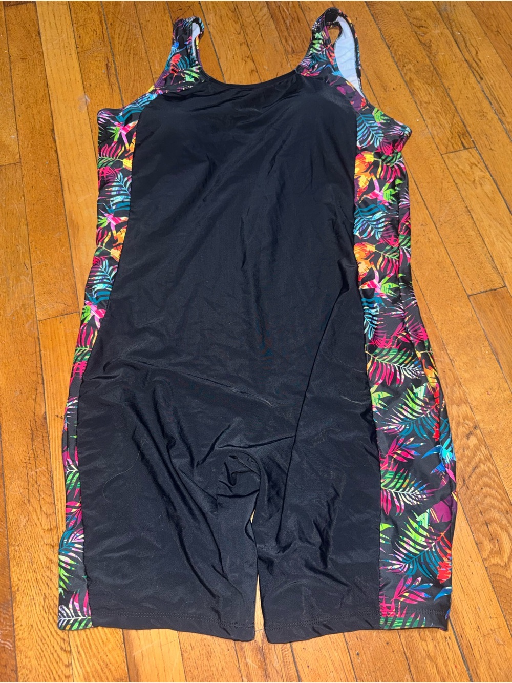Women’s Sporty Tropical Print Beach One Piece Swimsuit Size 4X - Picture 2 of 5